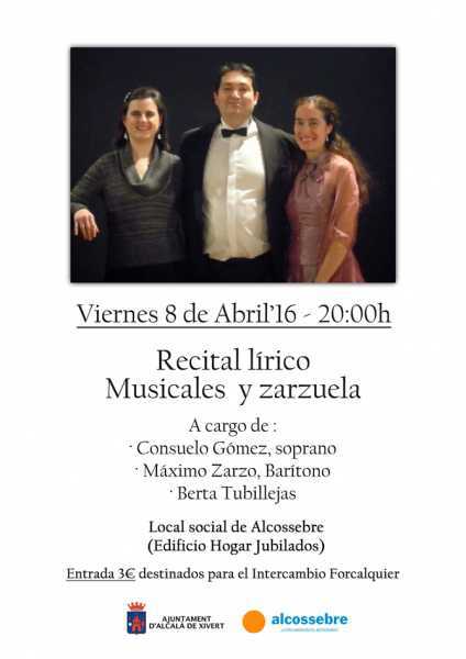 récital de musique lyrique Alcossebre récital de musique lyrique Alcossebre