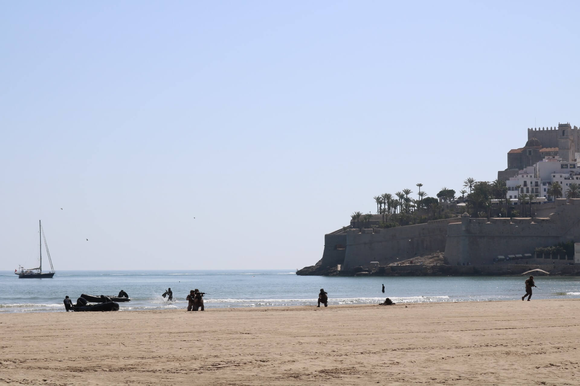 Soleil et Merveille - Peniscola - Manœuvre Marine Royale