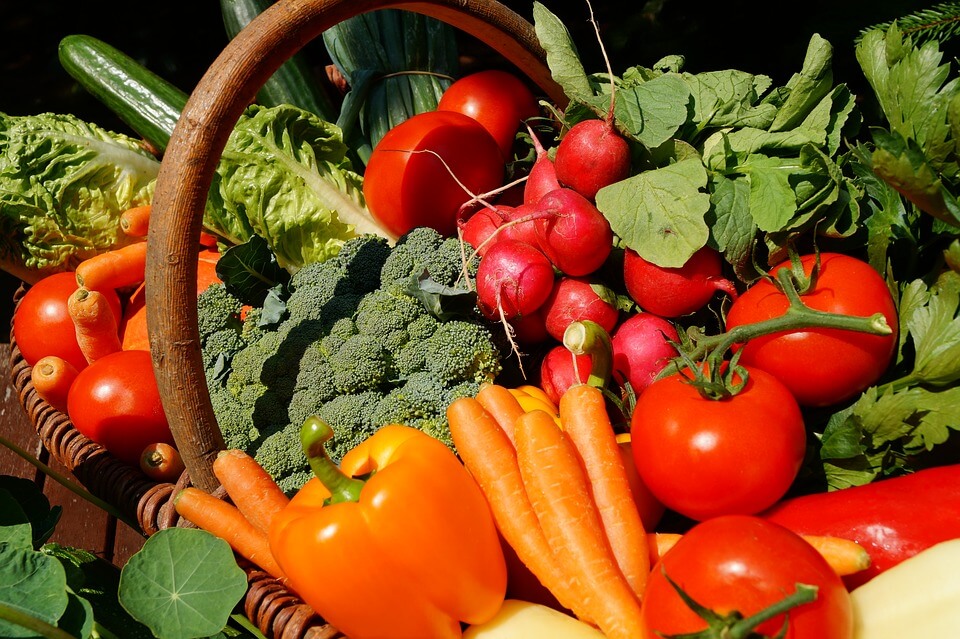 Panier de légumes Panier de légumes - Expressions nourriture